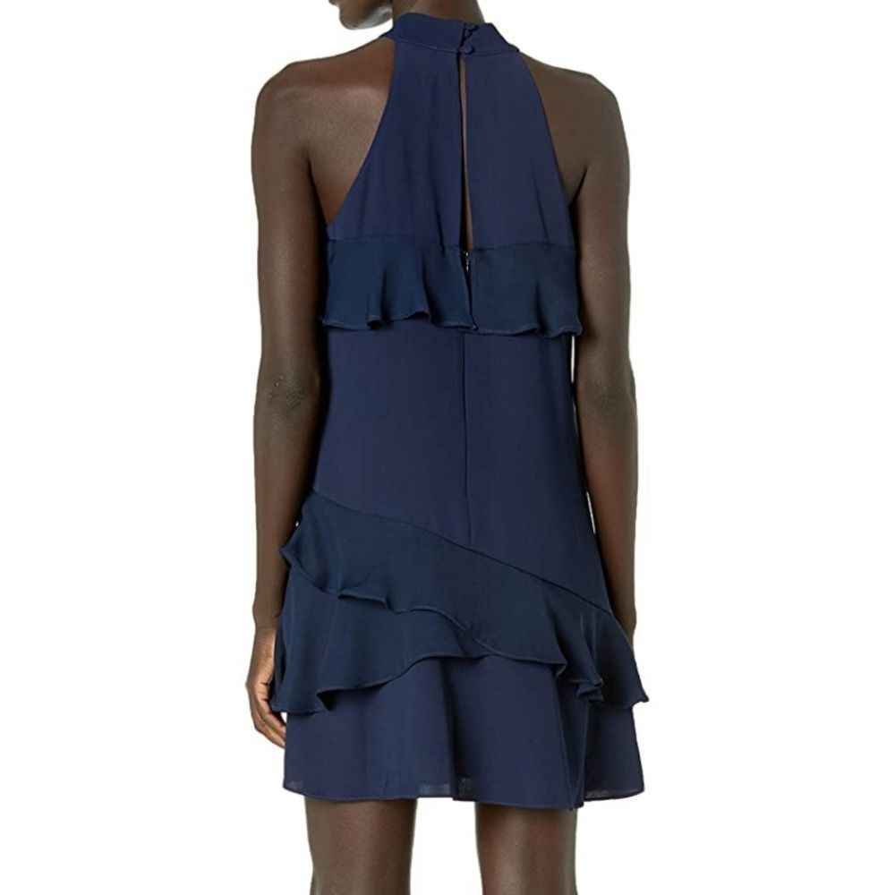 Parker Navy Blue Mini Dress - Picture 2 of 2